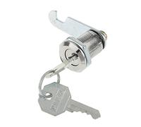 gazechimp 18 mm Pop-Up Key Cylinder Cam Lock for Cabinet Mailbox Drawer Lock - Silver