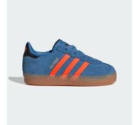 Adidas Originals Gazelle Comfort Closure Elastic Laces Infant Trainers Blue EU 25 Boys,Girls