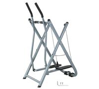 Gazelle Glider Hybrid Elliptical Exercise Machine, Foldable Low Impact Cardio and Strength Training, Total Body Workout, 136.5cm (Gray)