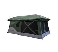 GAZELLE T3 Tandem GT350GR Pop-Up Portable Camping Hub Tent, Easy Instant Set up in 90 Seconds, Alpine Green, 6-Person, Family, Overlanding, 82" x 152"