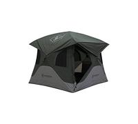 Gazelle T3X GT301GR 3 Person Pop Up Lightweight Portable 3 Season Camping Hub Tent with Easy Setup, Storage Pockets, and Gear Loft, Alpine Green
