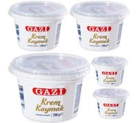 Gazi cream cream product kaymak100% COW MILK Fat content of 23% 200g x 5PCS with Pufai grocery