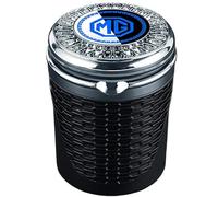 GAZIAM Car Ashtray for MG HS 2018-2024, Car Smokeless Cylinder Portable Auto Cup Holder Flame Retardant Self Extinguishing Ash Tray Outdoors Camping Car Accessories,F
