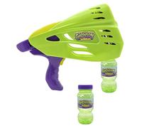 Gazillion Double Bubble Blaster | 2-in-1, Handheld Bubble & Freestanding, Bubble Machine for Kids, Parties, Celebrations and Outdoors | Plus Party Mode Colour Changing LED Lights Toys & Gifts Ages 3+