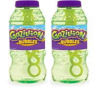 Gazillion Bubbles, Original Bubble Solution 2L - Create Bubbles with Premium Formula & 7-in-1 Bubble Wand - Non-Toxic & Safe (Pack of 2)