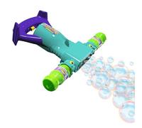 Gazillion Bubbles Shark Bubble Blaster Gun, 2-in-1 Automatic Bubble Machine Toy for Kids, Outdoor Bubble Shooter with Dual Bubble Bottles, Summer Party & Garden Play Toy