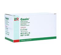 Gazin Sterile Compresses 5 x 5 cm 12-Ply, 40 x 2 Items