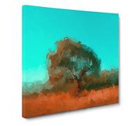 Gazing at the Tree Canvas Print | Gallery Wrapped 30mm Frame Wall Art | 20x20 inches | Ready to Hang | Abstract Landscape Picture | Living Room Bedroom Lounge Office