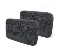 GAZJYUSP Tactical Bag Modular Pack Insert Organizer Utility Accessories Admin Panel Hook and Loop Fasteners for Packs Backpack or Messenger Bags (Black 2Pcs)