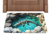 Gazocua 3D Illusion Rug, Decorative Fall Effect, Non-Slip Doormat, 3D Rug, for Halloween Decorations, Indoors, at the Entrance, in the Kitchen and in