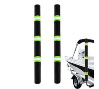 Gazocua Boat Trailer Guide Poles - With Reflective Strip and Waterproof Pad, 2-Piece Trailer Guide Rod Cover, for Sea, Lake, Fresh & Saltwater, for Hanging, Trailers &