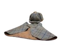 Gazocua Dog Cape, Breathable Cosplay Clothing for Pets, Dog Halloween Cape with Hat Set, for Small, Medium, Large Puppies and Kittens, Christmas, Carnival as a Photo Prop