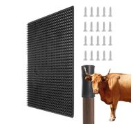Gazocua Scratching post pad for soft full massage brushes for grooming and as a throwing aid, scratching toy for and farm animals, suitable for cows, dogs and