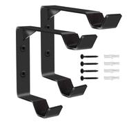 Gazocua Wall Mounted Tyre Rack | 2 Parts Robust Steel Frame For Heavy Duty - Bracket for Bicycle Spare Tyres | For Bicycle Enthusiasts Collectors Interiors Garage Studio Workshop Shops