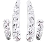 Gazoz Performance 3D Custom Chrome Skull Swingarm Emblem Decal