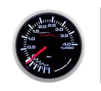 Gazoz Performance 52mm Boost Gauge 4 Bar Mechanical Turbo Meter Black White LED Backlight