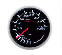 Gazoz Performance 52mm Boost Gauge 4 Bar Mechanical Turbo Meter Black White LED Backlight