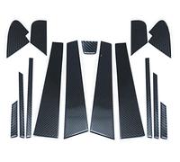GAZOZ PERFORMANCE Carbon B Pillar Mask Panel Window Trims for 2015-2020 Subaru WRX STI VA - 15pcs
