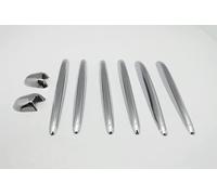 GAZOZ PERFORMANCE Chrome Hood Vent Fin+Nozzle Cover Trim for Mercedes Benz W164 X164 ML350 GL450