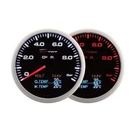 Gazoz Performance DEPO racing 60mm 4 in 1 Smoked Oil Pressure Volt Oil Temp&Water Temp Gauge LED
