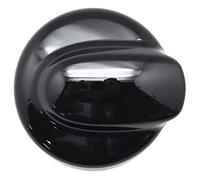 Gazoz Performance Exterior Accessories - Glossy Black Fuel Gas Oil Tank Cap Cover Compatible with Mini Cooper R55 R56 R57 R58 R59 2007-2013 Gen.2 Cars that come with Chrome Fuel Cap