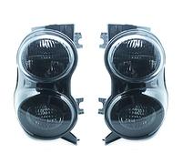 GAZOZ PERFORMANCE Exterior Accessories - Rear Assembly Tail light Lamps W/Smoke Lens Compatible With Smart Car Fortwo 451 Mk2 2007-2014