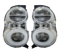 GAZOZ PERFORMANCE Exterior Accessories - Rear Assembly Tail light TailLights Lamps W/Clear Lens Compatible With 2007-2014 Smart Car Fortwo 451 Mk2