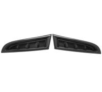 GAZOZ PERFORMANCE Exterior Accessories - Replacement Front Bumper Side Vent Covers RH+LH for 2006-2007 Impreza WRX STI, 06 07 STi GDF - Black Prime