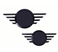 GAZOZ PERFORMANCE Front & Rear Replacement Emblem Badge Compatible for F55 F56 F57 - Black, CL-F562022-REPLC-GLOSS