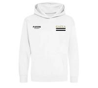 Gazza Logo Kids Hoodie - White / 3-4 years