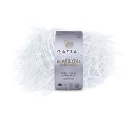 Gazzal Marilyn & Merinos Light Worsted Wool - 41% Australian Merino Wool, 59% Polyamide, One Ball 50g / 88m - Suitable for Sweaters and Shawls, 1 Ball, 8251