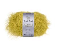 Gazzal Marilyn & Merinos Light Worsted Wool - 41% Australian Merino Wool, 59% Polyamide, One Ball 50g / 88m - Suitable for Sweaters and Shawls, 1 Ball, 8260