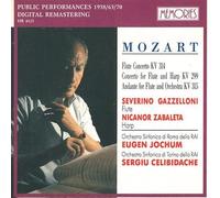 GAZZELLONI SEVERINO (flauto) - Concerto per flauto K 314 n.2 (285d) (1778) in DO Concerto per flauto e arpa K 299 in DO (1778) Andante K 315 per flauto e orchestra in DO (1778)