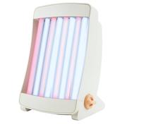 GB 908 C Face Solarium with Memory Function, 130 W Power, UV Lamps, Compact Design, Adjustable Height