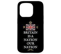 GB BRITISH PATRIOT PRIDE PROUD UK BRITAIN IS A NATION OURS Case for iPhone 15 Pro