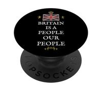 GB BRITISH PATRIOT PRIDE PROUD UK BRITAIN IS A PEOPLE OURS PopSockets Adhesive PopGrip