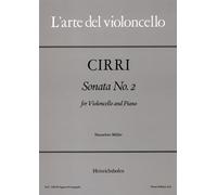 GB Cirri: Sonata No. 2 in G Major (Cello & Piano), Heinrichshofen N1283B