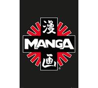 GB eye 61 x 91.5 cm Manga Logo Maxi Poster, Multi-Colour
