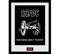 GB eye AC/DC For Those About to Rock 30 x 40cm Framed Collector Print