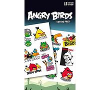 GB Eye, Angry Birds, Phrases, Tattoo Pack, Various, 17x0.08x10 cm