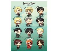 GB eye Attack On Titan Chibi Characters 61 x 91.5cm Maxi Poster