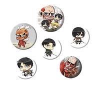 GB eye Attack On Titan Chibi Characters Badge Pack
