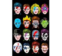 GB Eye Butcher Billy Floating Heads Of David Bowie 61 X 91.5Cm Maxi Poster