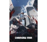 GB eye Chainsaw Man Key Art 61 x 91.5cm / 24.2 x 35.8 inches Maxi Poster - Shipped Rolled - Art Poster - Wall Posters - Posters & Prints