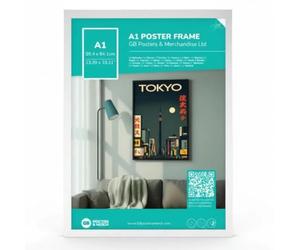GB Eye Contemporary Wooden White Picture Frame - A1-59.4 x 84.1cm