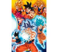 GB Eye Dragon Ball Goku's Transformations 61 X 91.5Cm Maxi Poster