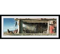 GB eye Fallout Garage 30 x 75cm Framed Collector Print