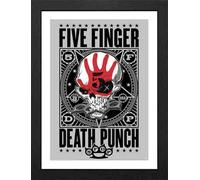 GB Eye Five Finger Death Punch Punchagram 30 X 40Cm Framed Collector Print