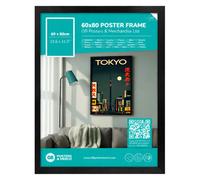 GB Eye Gb Posters Black Picture Frame 60 X 80Cm - Mdf Poster & Photo Frame
