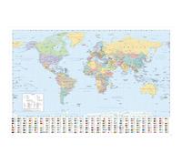 GB eye - HARPER COLLINS Maxi Poster World Map 21 French 91.5 x 61 cm